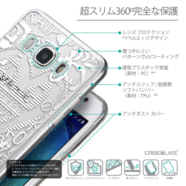 Details in Japanese - CASEiLIKE Samsung Galaxy J5 (2016) back cover Graffiti 2730