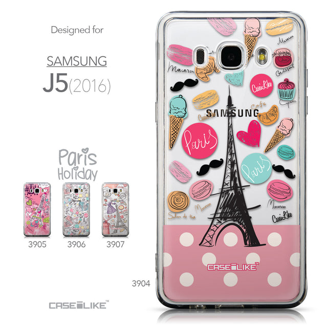 Collection - CASEiLIKE Samsung Galaxy J5 (2016) back cover Paris Holiday 3904