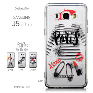 Collection - CASEiLIKE Samsung Galaxy J5 (2016) back cover Paris Holiday 3909