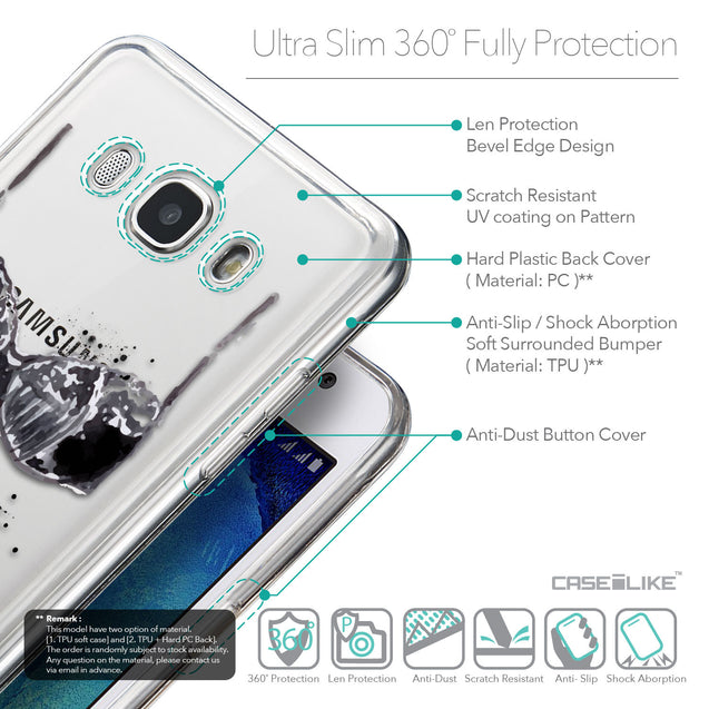 Details in English - CASEiLIKE Samsung Galaxy J5 (2016) back cover Paris Holiday 3910