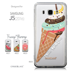 Collection - CASEiLIKE Samsung Galaxy J5 (2016) back cover Ice Cream 4820