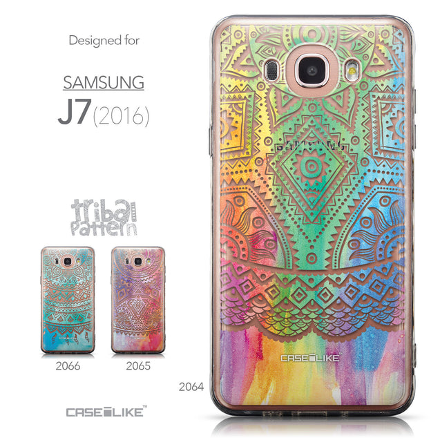 Collection - CASEiLIKE Samsung Galaxy J7 (2016) back cover Indian Line Art 2064