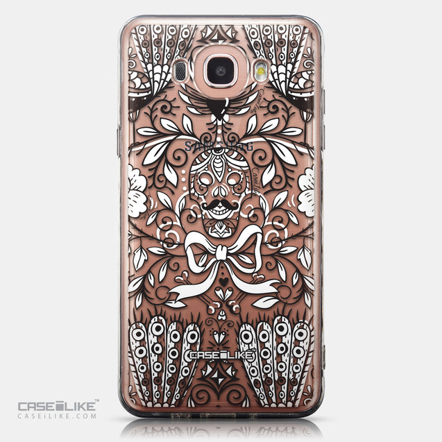 CASEiLIKE Samsung Galaxy J7 (2016) back cover Roses Ornamental Skulls Peacocks 2227