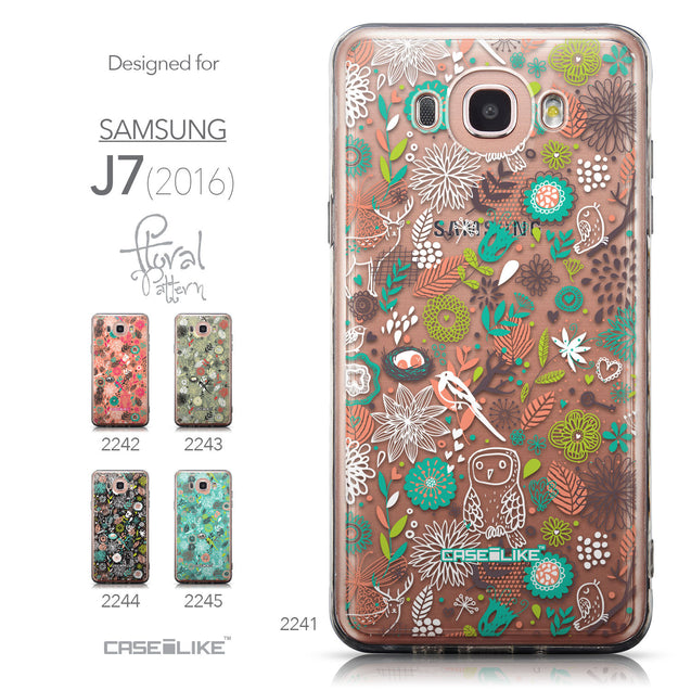 Collection - CASEiLIKE Samsung Galaxy J7 (2016) back cover Spring Forest White 2241