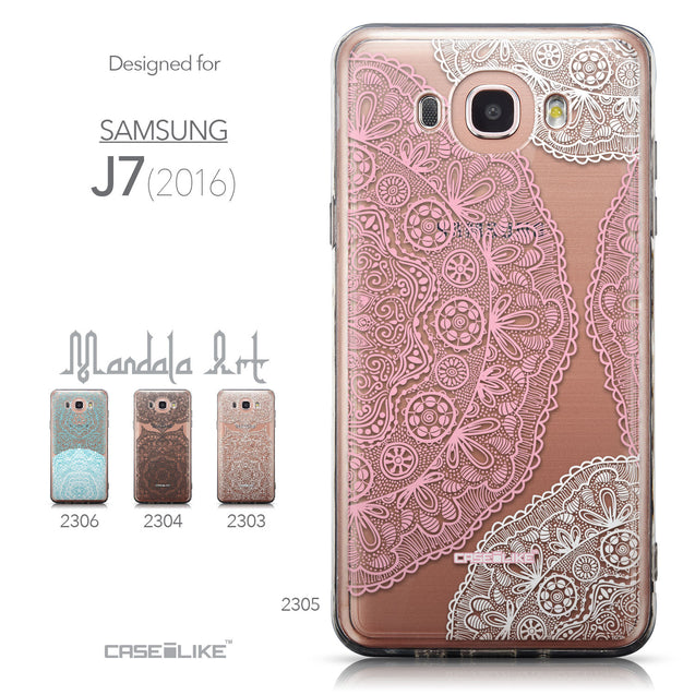 Collection - CASEiLIKE Samsung Galaxy J7 (2016) back cover Mandala Art 2305