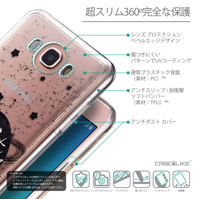 Details in Japanese - CASEiLIKE Samsung Galaxy J7 (2016) back cover Quote 2401