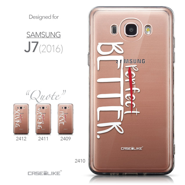 Collection - CASEiLIKE Samsung Galaxy J7 (2016) back cover Quote 2410