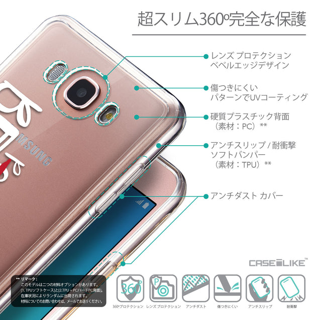 Details in Japanese - CASEiLIKE Samsung Galaxy J7 (2016) back cover Quote 2410