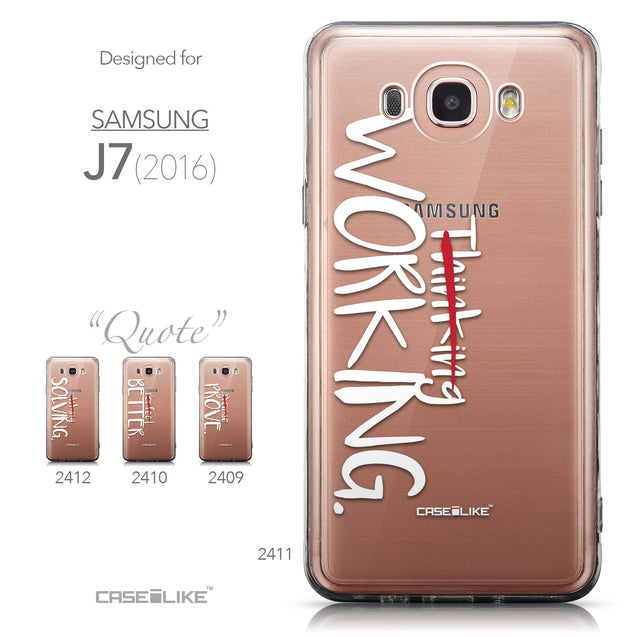 Collection - CASEiLIKE Samsung Galaxy J7 (2016) back cover Quote 2411