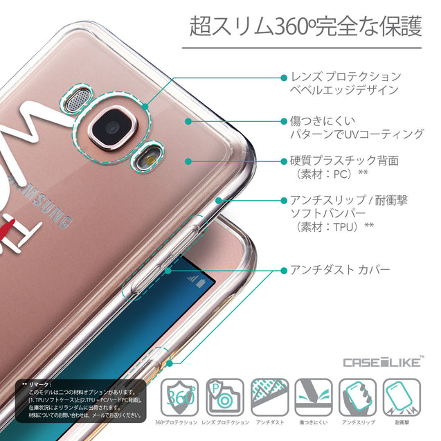 Details in Japanese - CASEiLIKE Samsung Galaxy J7 (2016) back cover Quote 2411