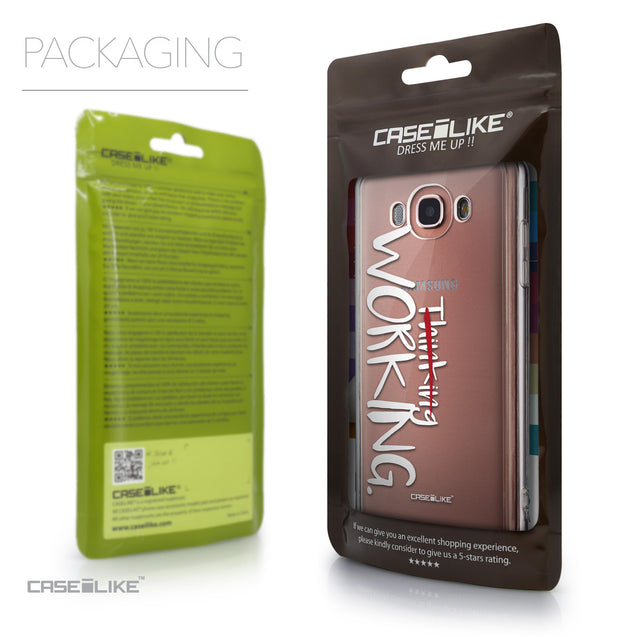 Packaging - CASEiLIKE Samsung Galaxy J7 (2016) back cover Quote 2411