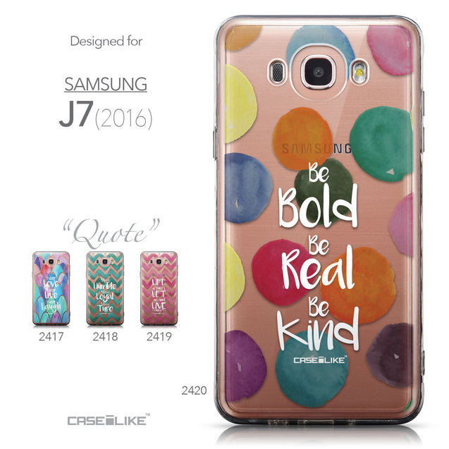 Collection - CASEiLIKE Samsung Galaxy J7 (2016) back cover Quote 2420
