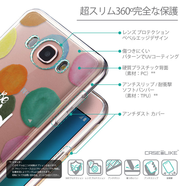 Details in Japanese - CASEiLIKE Samsung Galaxy J7 (2016) back cover Quote 2420