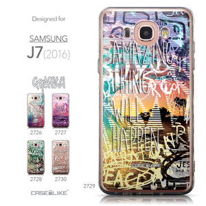 Collection - CASEiLIKE Samsung Galaxy J7 (2016) back cover Graffiti 2729