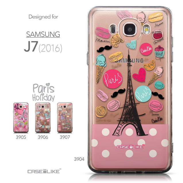 Collection - CASEiLIKE Samsung Galaxy J7 (2016) back cover Paris Holiday 3904