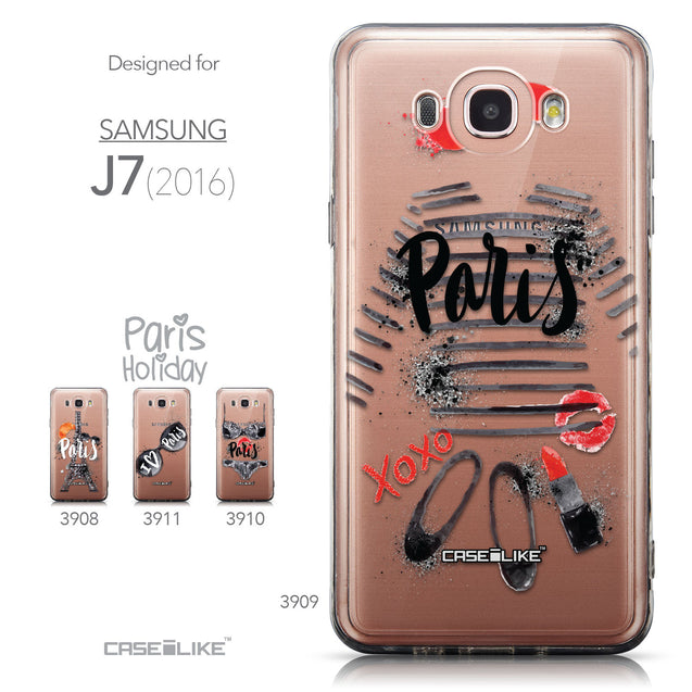 Collection - CASEiLIKE Samsung Galaxy J7 (2016) back cover Paris Holiday 3909