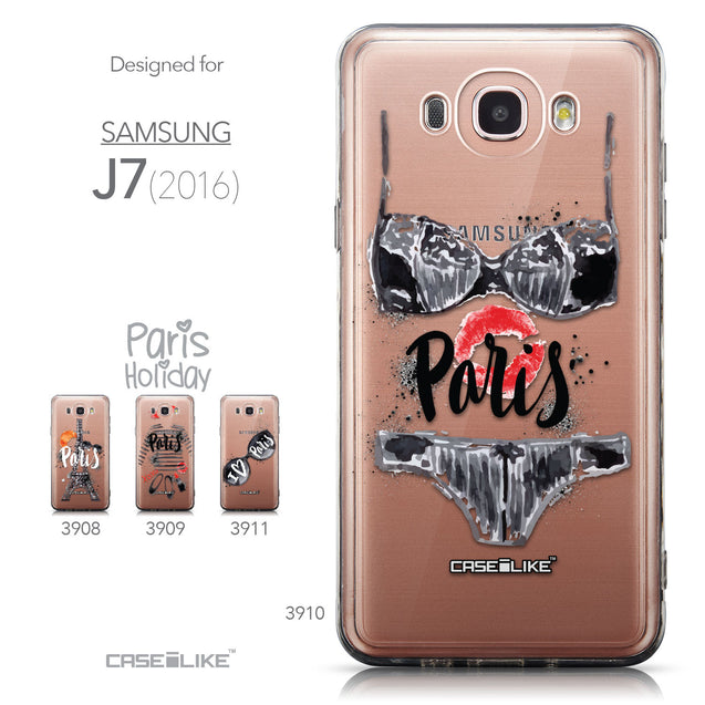 Collection - CASEiLIKE Samsung Galaxy J7 (2016) back cover Paris Holiday 3910