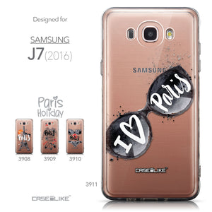 Collection - CASEiLIKE Samsung Galaxy J7 (2016) back cover Paris Holiday 3911