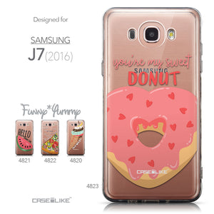 Collection - CASEiLIKE Samsung Galaxy J7 (2016) back cover Dounuts 4823