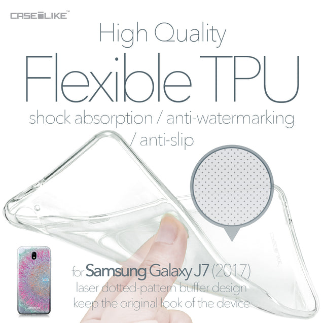 Samsung Galaxy J7 (2017) case Mandala Art 2090 Soft Gel Silicone Case | CASEiLIKE.com