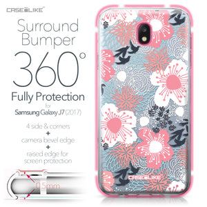 Samsung Galaxy J7 (2017) case Japanese Floral 2255 Bumper Case Protection | CASEiLIKE.com
