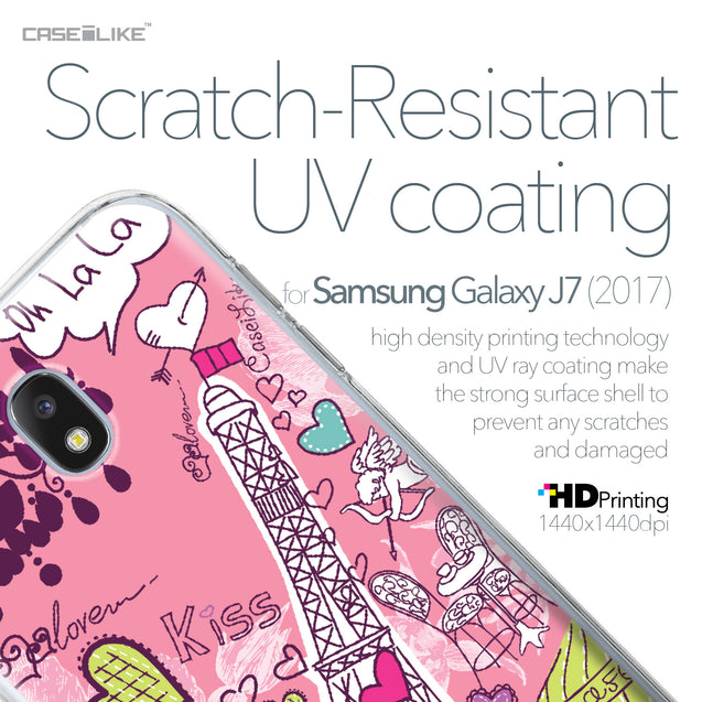 Samsung Galaxy J7 (2017) case Paris Holiday 3905 with UV-Coating Scratch-Resistant Case | CASEiLIKE.com