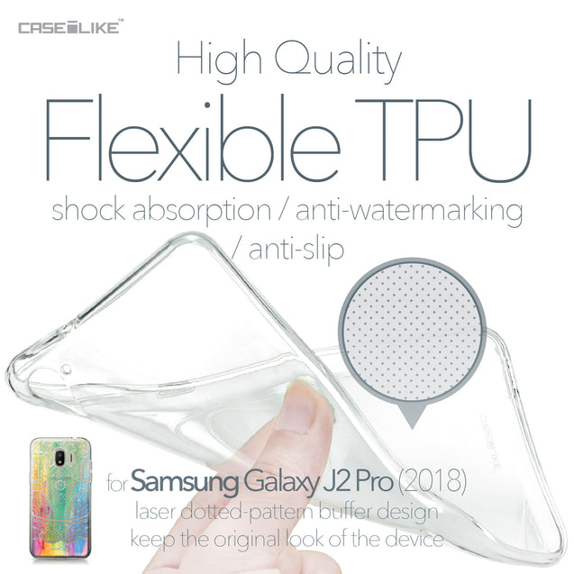 Samsung Galaxy J2 Pro (2018) case Indian Line Art 2064 Soft Gel Silicone Case | CASEiLIKE.com