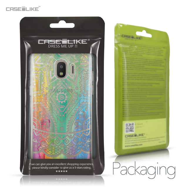 Samsung Galaxy J2 Pro (2018) case Indian Line Art 2064 Retail Packaging | CASEiLIKE.com