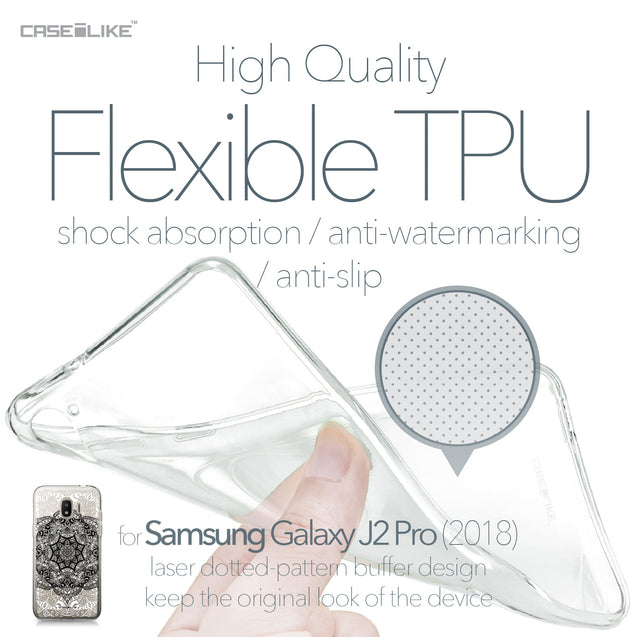 Samsung Galaxy J2 Pro (2018) case Mandala Art 2097 Soft Gel Silicone Case | CASEiLIKE.com