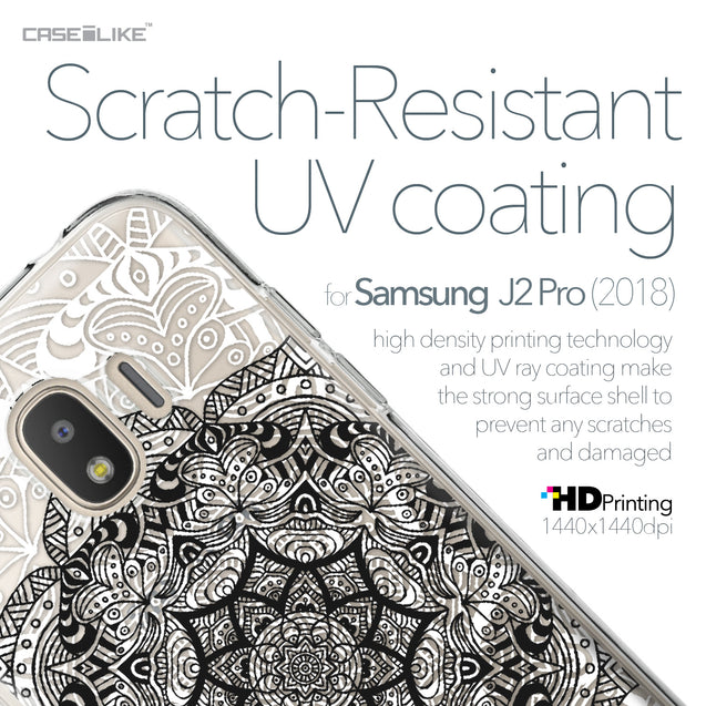 Samsung Galaxy J2 Pro (2018) case Mandala Art 2097 with UV-Coating Scratch-Resistant Case | CASEiLIKE.com