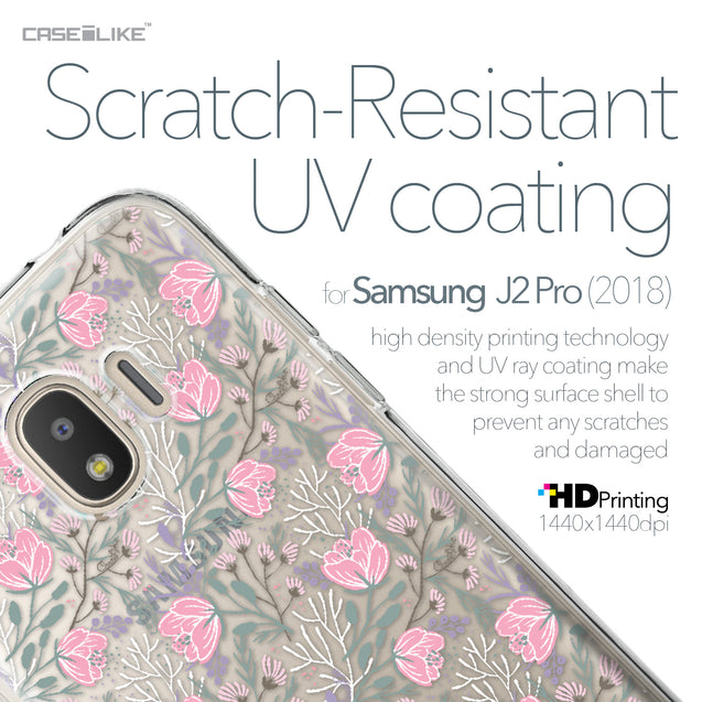 Samsung Galaxy J2 Pro (2018) case Flowers Herbs 2246 with UV-Coating Scratch-Resistant Case | CASEiLIKE.com