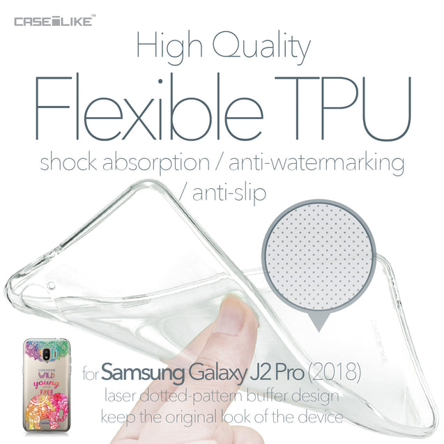 Samsung Galaxy J2 Pro (2018) case Mandala Art 2302 Soft Gel Silicone Case | CASEiLIKE.com