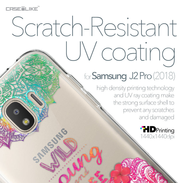 Samsung Galaxy J2 Pro (2018) case Mandala Art 2302 with UV-Coating Scratch-Resistant Case | CASEiLIKE.com