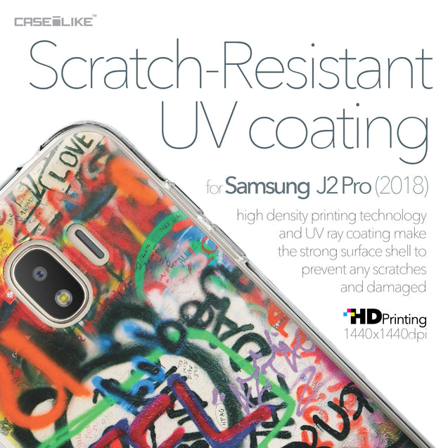 Samsung Galaxy J2 Pro (2018) case Graffiti 2721 with UV-Coating Scratch-Resistant Case | CASEiLIKE.com