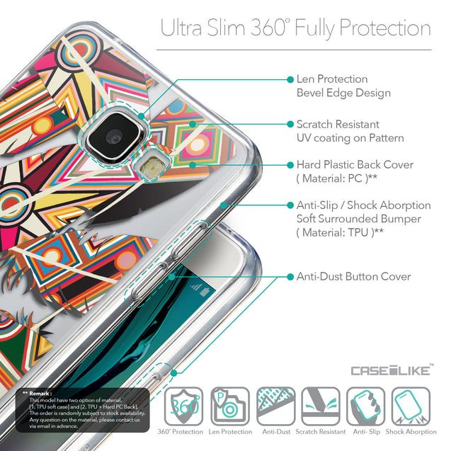Details in English - CASEiLIKE Samsung Galaxy A5 (2016) back cover Indian Tribal Theme Pattern 2054