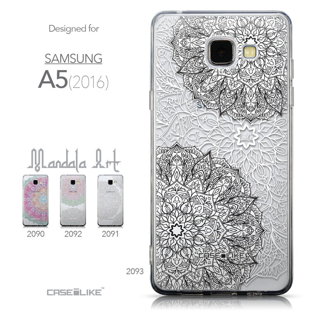 Collection - CASEiLIKE Samsung Galaxy A5 (2016) back cover Mandala Art 2093