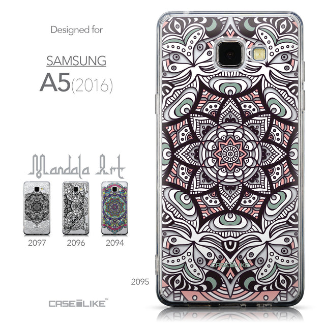 Collection - CASEiLIKE Samsung Galaxy A5 (2016) back cover Mandala Art 2095