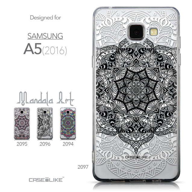 Collection - CASEiLIKE Samsung Galaxy A5 (2016) back cover Mandala Art 2097