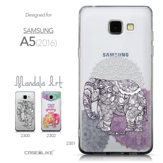 Collection - CASEiLIKE Samsung Galaxy A5 (2016) back cover Mandala Art 2301