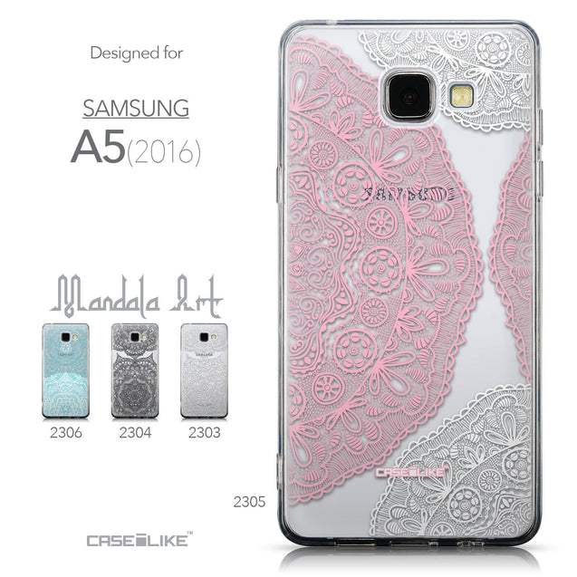 Collection - CASEiLIKE Samsung Galaxy A5 (2016) back cover Mandala Art 2305