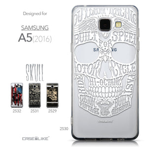 Collection - CASEiLIKE Samsung Galaxy A5 (2016) back cover Art of Skull 2530