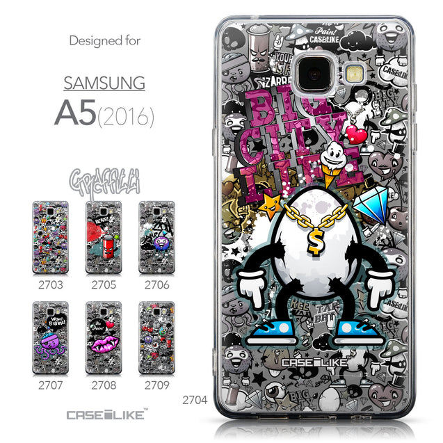 Collection - CASEiLIKE Samsung Galaxy A5 (2016) back cover Graffiti 2704