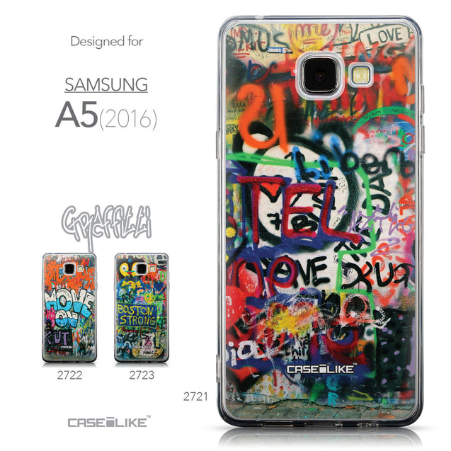 Collection - CASEiLIKE Samsung Galaxy A5 (2016) back cover Graffiti 2721