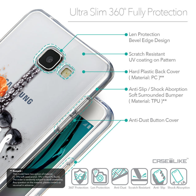 Details in English - CASEiLIKE Samsung Galaxy A5 (2016) back cover Paris Holiday 3908