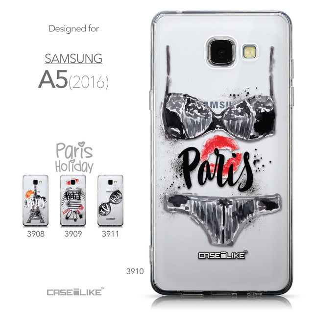 Collection - CASEiLIKE Samsung Galaxy A5 (2016) back cover Paris Holiday 3910