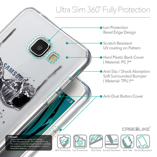 Details in English - CASEiLIKE Samsung Galaxy A5 (2016) back cover Paris Holiday 3910