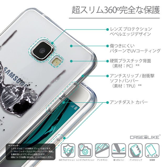 Details in Japanese - CASEiLIKE Samsung Galaxy A5 (2016) back cover Paris Holiday 3910