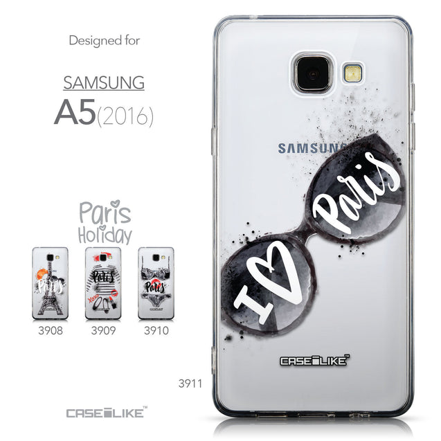 Collection - CASEiLIKE Samsung Galaxy A5 (2016) back cover Paris Holiday 3911