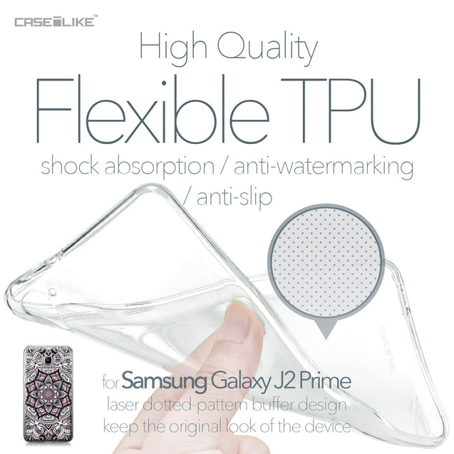 Samsung Galaxy J2 Prime case Mandala Art 2095 Soft Gel Silicone Case | CASEiLIKE.com