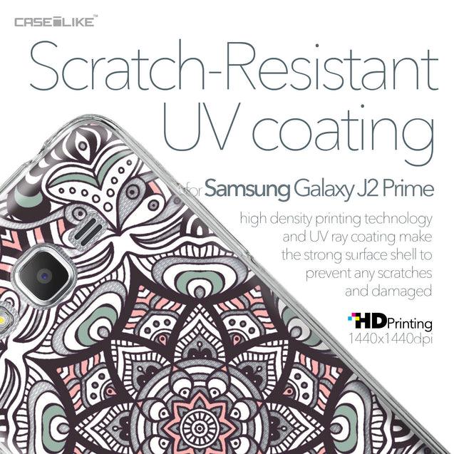 Samsung Galaxy J2 Prime case Mandala Art 2095 with UV-Coating Scratch-Resistant Case | CASEiLIKE.com